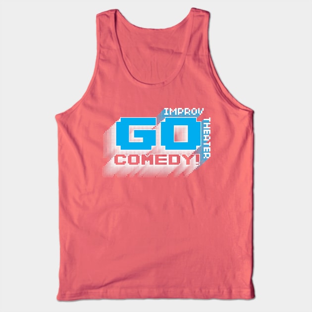 Go Comedy 8 bit logo Tank Top by gocomedyimprov